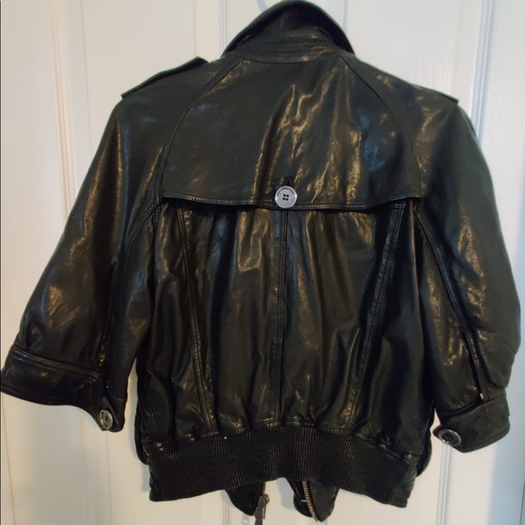 Burberry Brit calf leather jacket - Picture 4 of 5